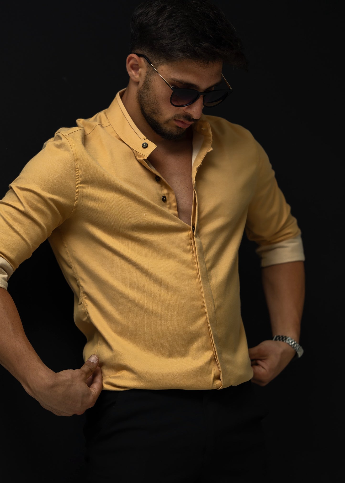 Сорочка чоловіча модна Rubaska L 3XL 06-91-502