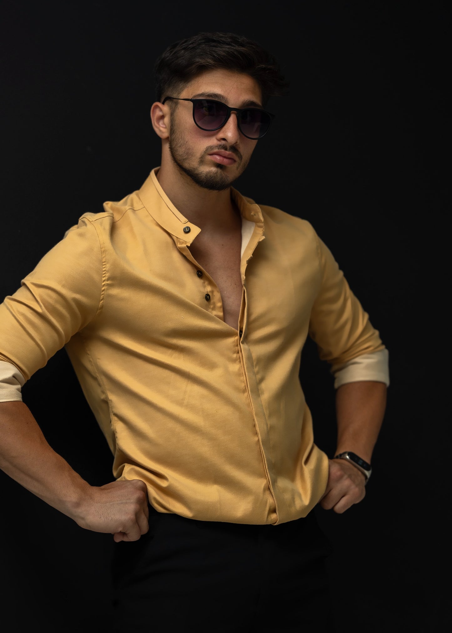 Сорочка чоловіча модна Rubaska L 3XL 06-91-502