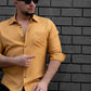 Модна сорочка чоловіча з кишенею M L XXL 3XL 08-73-601