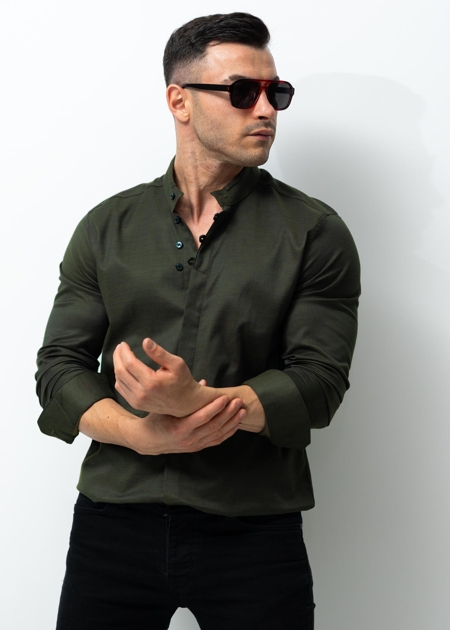 Сорочка чоловіча модна Rubaska M L 3XL 36-91-502