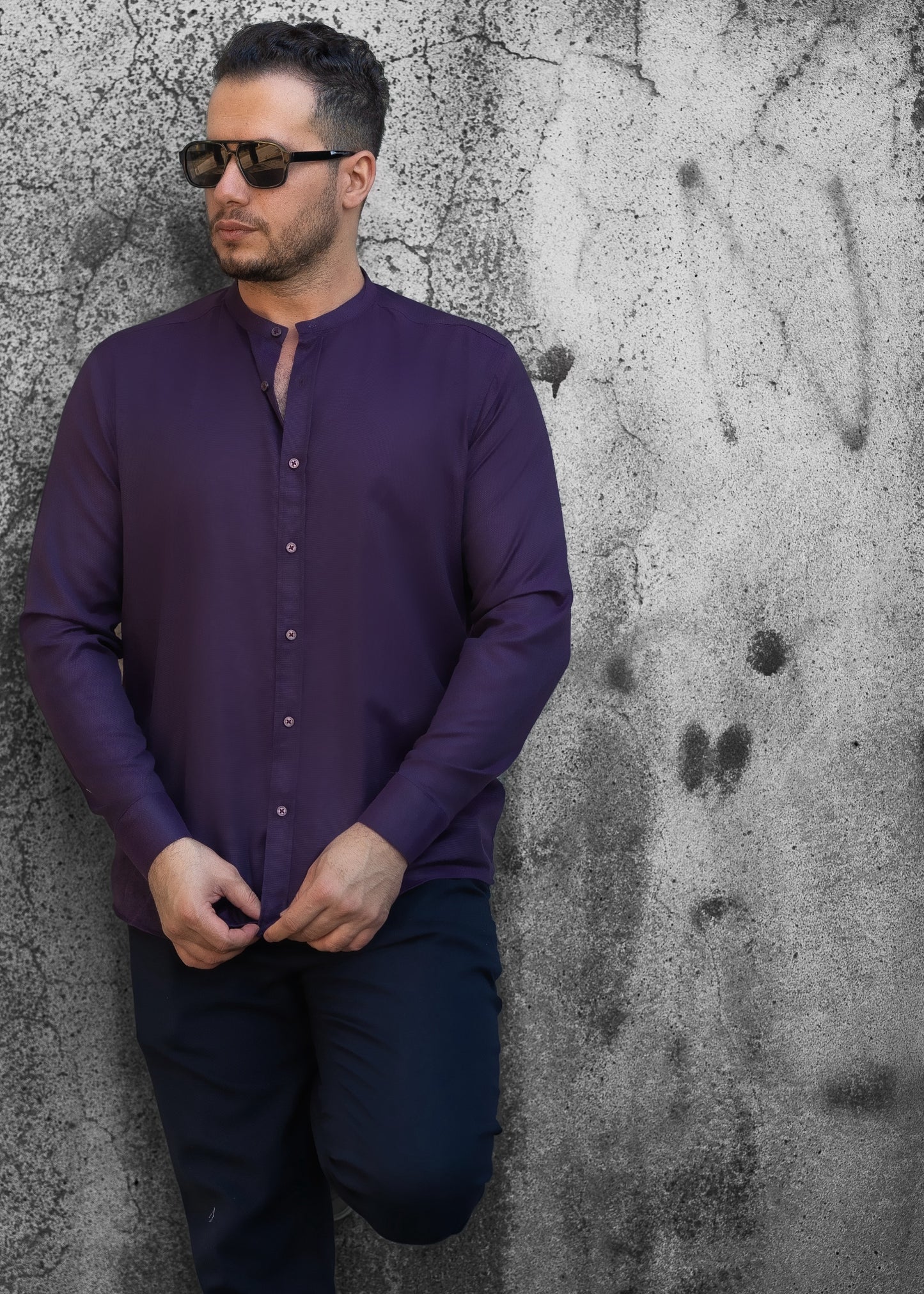Сорочка чоловіча бавовняна літня Елегантна M L XXL 47-210-602
