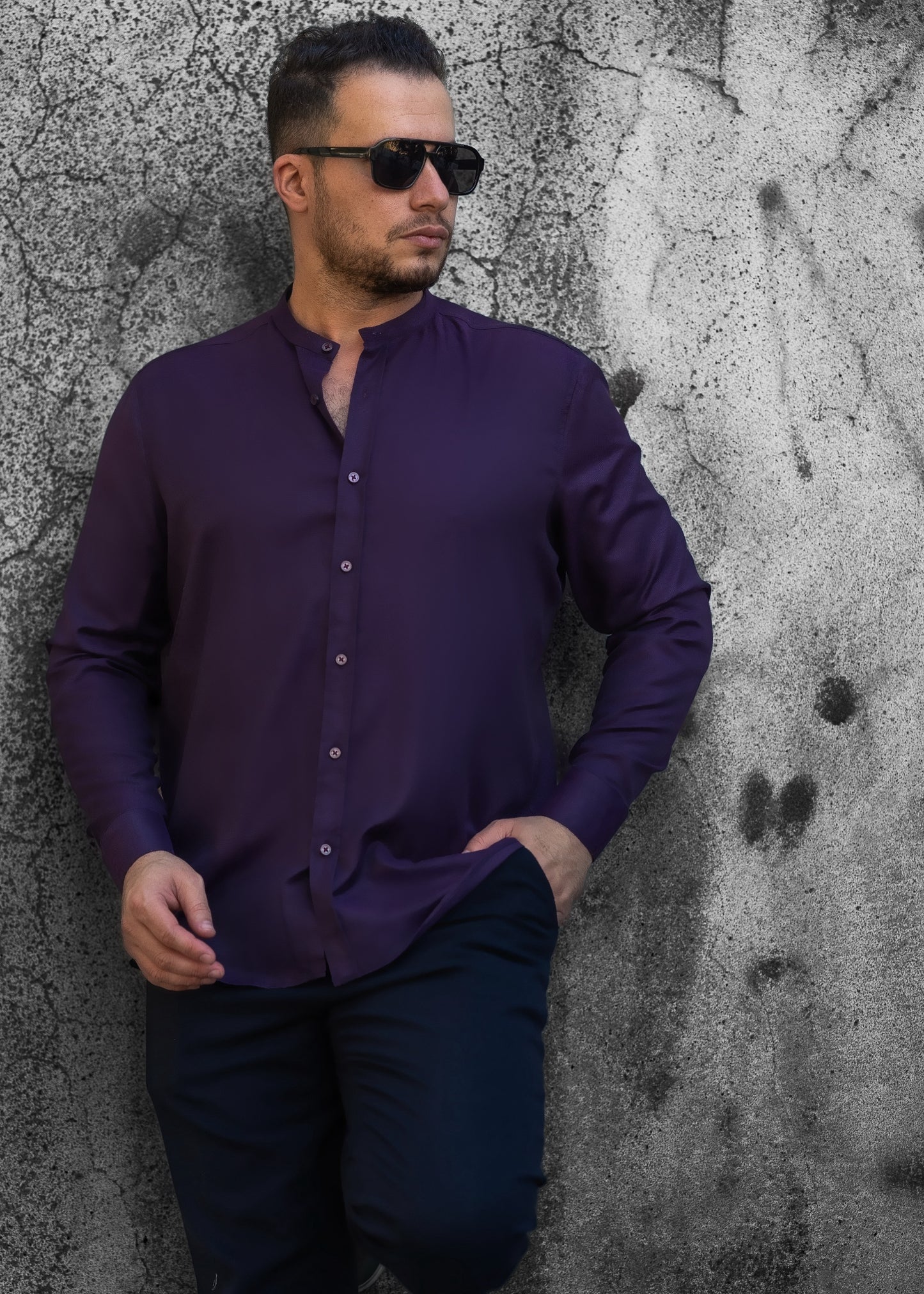 Сорочка чоловіча бавовняна літня Елегантна M L XXL 47-210-602