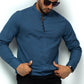 Модна сорочка з дизайнерською застібкою Rubaska синя XXL 29-109-502