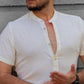 Сорочка чоловіча льон M L XL XXL 14-160-705