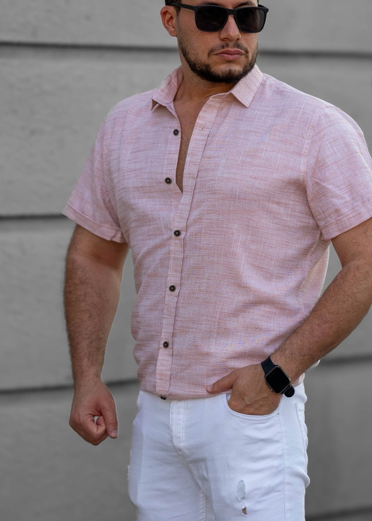 Сорочка чоловіча льон ML XL 09-166-706