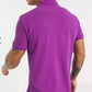 Поло футболка фіолетова S M L XL XXL 55-LG-002