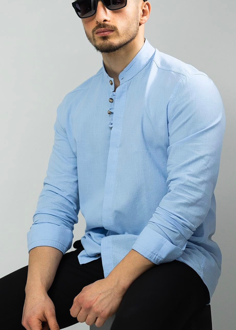 Сорочка чоловіча льон XL 23-91-705