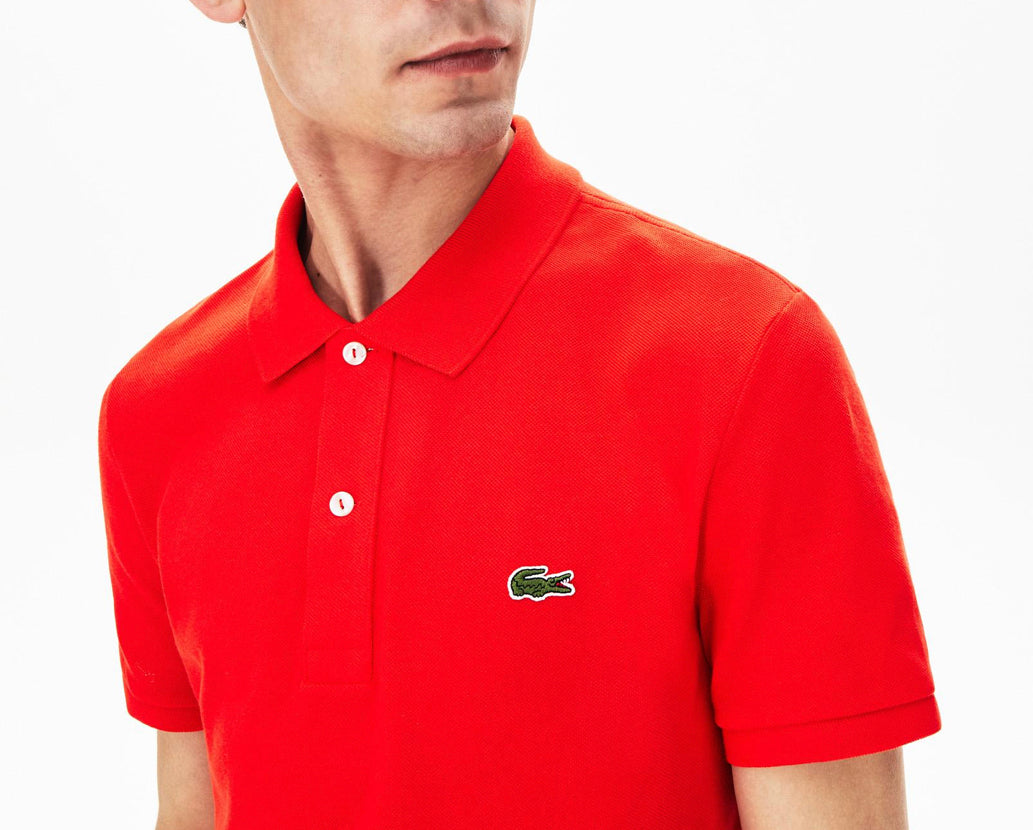 Футболка лакоста поло червона L XXL 3XL 50-LG-001