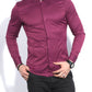 Приталена стильна чоловіча сорочка кольору фуксія S M XL 59-07-409